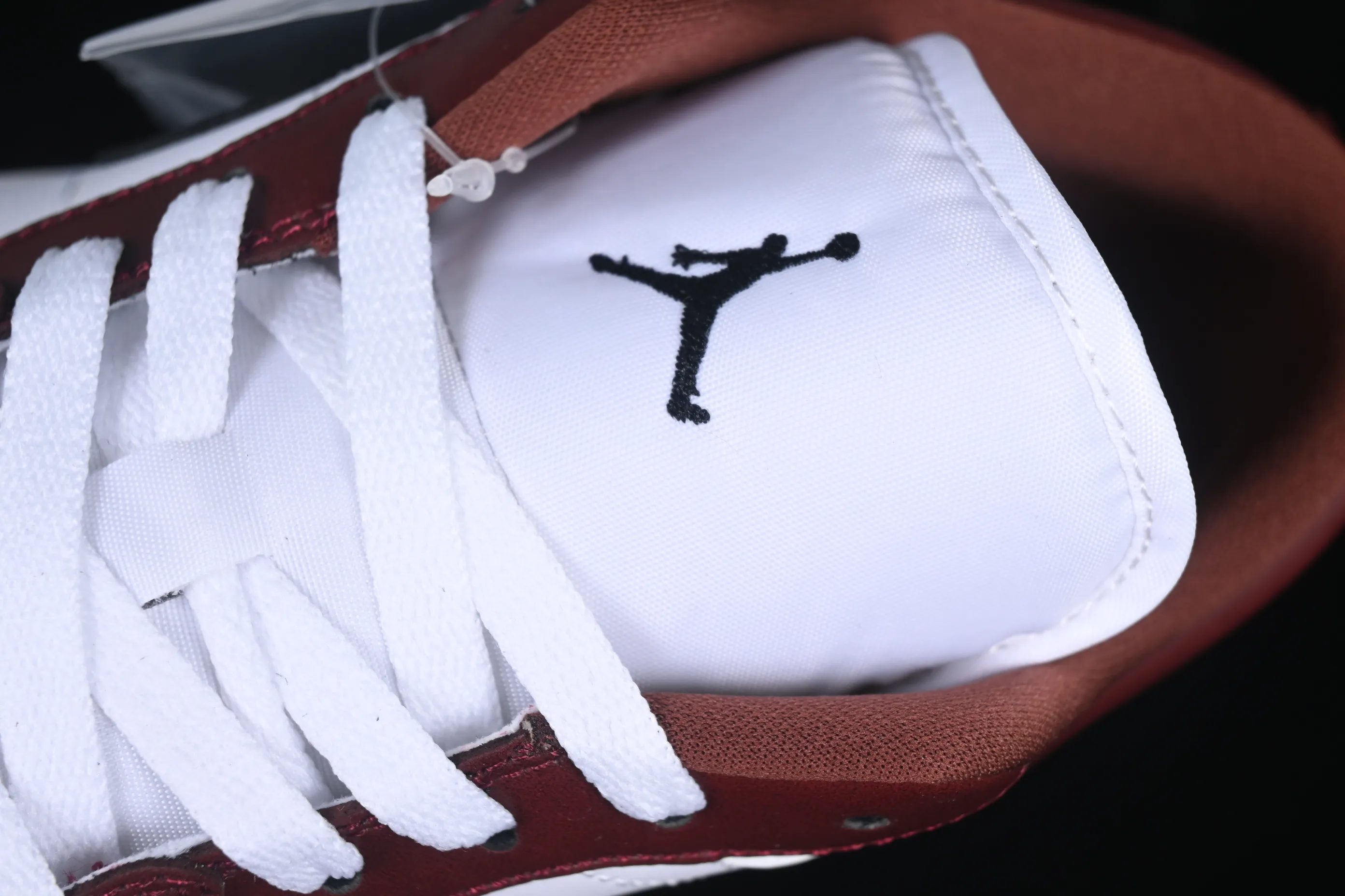 All categories Air Jordan Jordan series basketball shoes Air Jordan 1 Low Air Jordan 1 Low AJ1 Joe 1 white wine red low-top cultural casual sneakers HF3148-102
